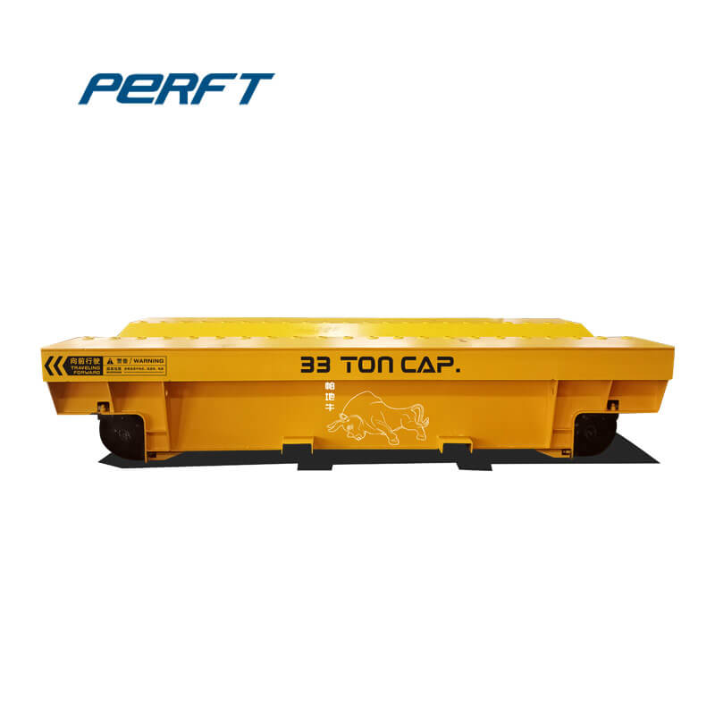 motorized transfer car with integrated screw jack lift table 